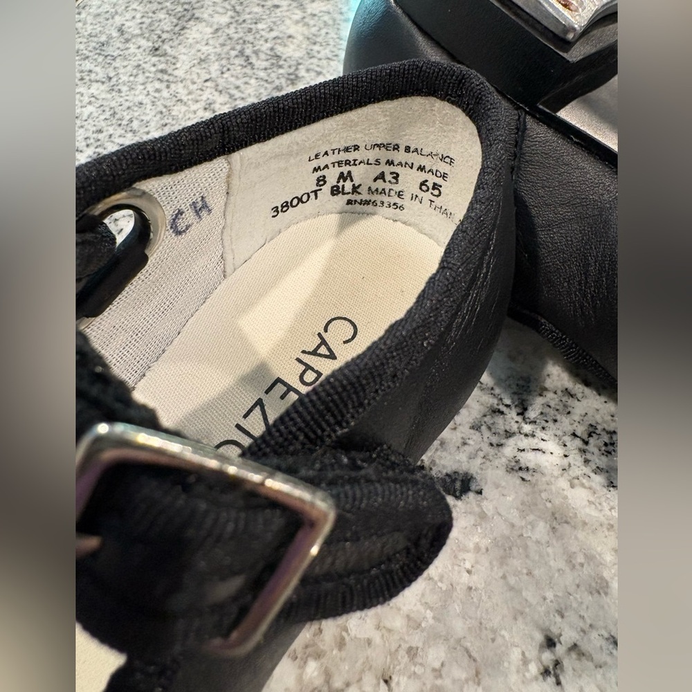 Capezio Black Kid/Toddler Mary Jane Tap Shoes - Picture 4 of 4
